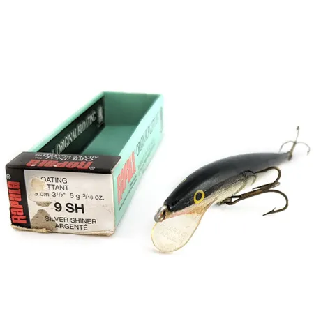 Rapala Original Floater F9, 1/8oz S (Silver) fishing lure #22177