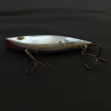 Vintage Bill Lewis Rat-L-Trap, 1/2oz Chrome Blue Back fishing lure #22179
