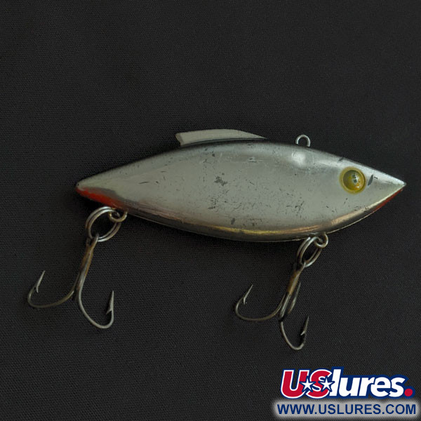 Vintage   Bill Lewis Rat-L-Trap, 1/2oz Chrome Black Back fishing lure #22180