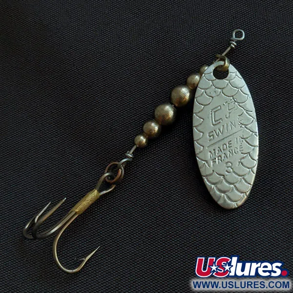 Vintage C.P. Swing  CP-Swing 3, 1/8oz silver/brass spinning lure #22184