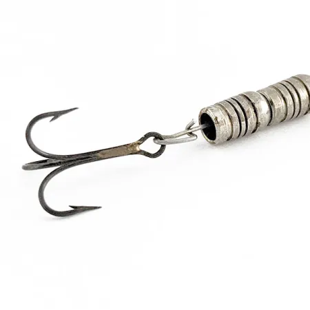 Vintage Heddon Hep 3, 1/4oz nickel spinning lure #22186