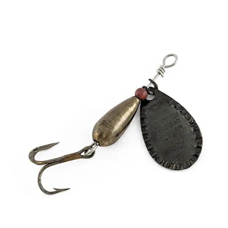 Vintage Abu Garcia Abu Swangsta Droppen 1, 1/8oz brass/black spinning lure #22187