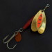 Vintage   Les Davis Bolo, 1/3oz brass/red spinning lure #22188