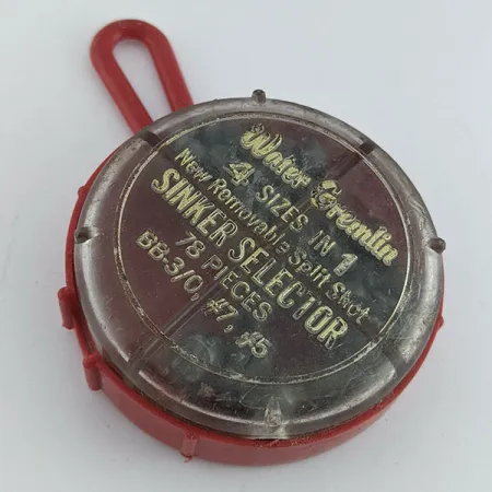 Water Gremlin Removable Split Shot Sinker Selector BB 3/0 #7 #5#7 #5