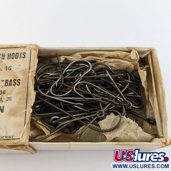 Vintage   Mustad Ringed Hook Assortment №16,   fishing #22199