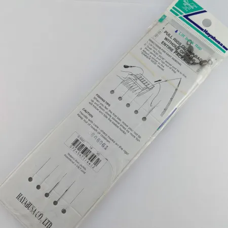 Hayabusa Sabiki S502-E  Saltwater Hot Hooks  (4 Hooks-40lb Main line-30lb Branch Line), fishing #22201