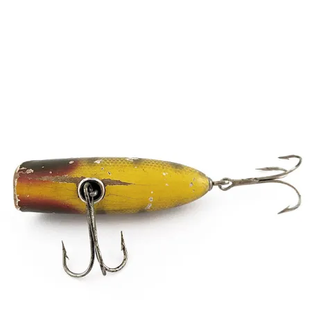 Vintage South Bend Wooden Bass Oreno Glass Eye, 1/2oz fishing lure #22208
