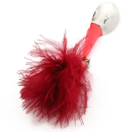 Vintage Glen Evans Gad-About, 2/5oz silver/hot pink spinning lure #22209