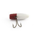 Vintage   South Bend Wooden  Fly-Oreno, 3/64oz red/white fishing lure #22210