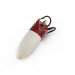 Vintage   South Bend Wooden  Fly-Oreno, 3/64oz red/white fishing lure #22210