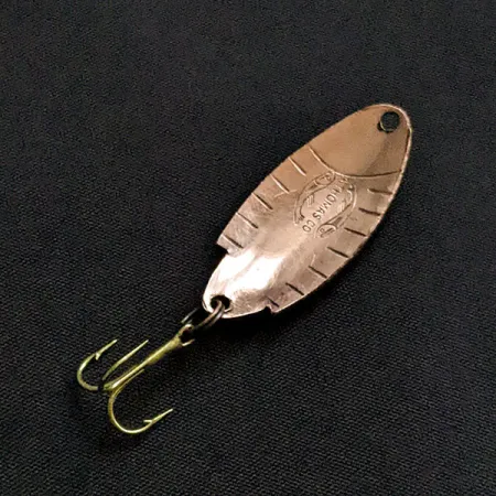 Vintage Thomas Buoyant, 3/16oz copper fishing spoon #22219
