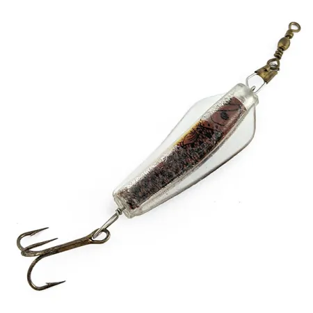 Vintage Little Tasmanian Devil, 1/4oz Brown trout fishing spoon #22220