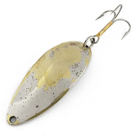 Vintage Seneca Little Cleo (Hula Girl), 2/3oz brass/nickel fishing spoon #22223