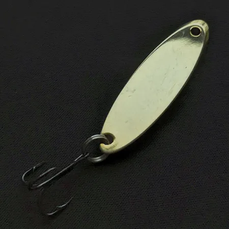 Vintage Acme Kastmaster, 1/4oz gold fishing spoon #22232