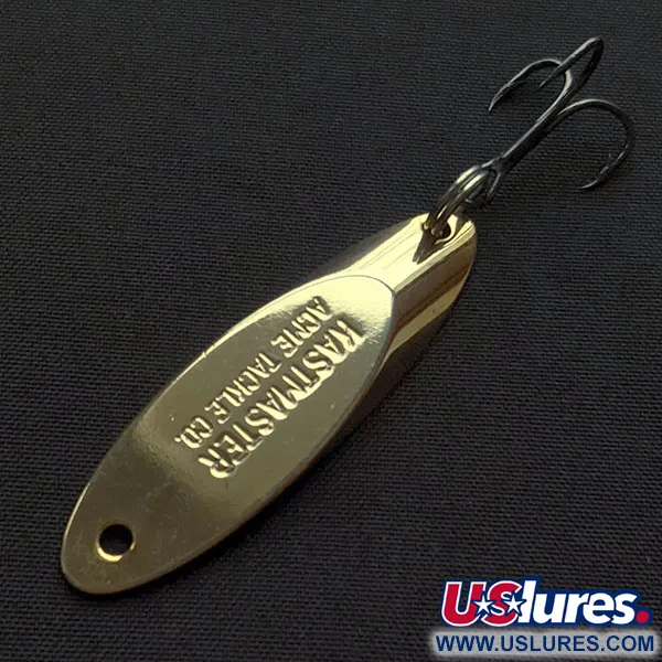 Vintage  Acme Kastmaster, 1/4oz gold fishing spoon #22232