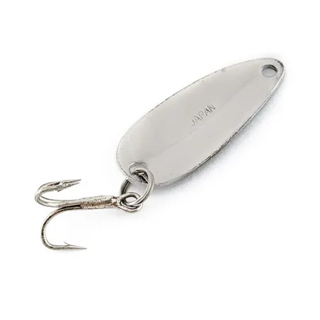 Vintage Mister Twister Sonic Spoon (Japan), 1/8oz nickel/black/white fishing spoon #22251