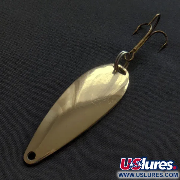 Vintage   Johnson Sprite, 1/3oz gold fishing spoon #22258