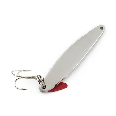 Vintage Bay de Noc Swedish Pimple, 1/4oz nickel fishing spoon #22259