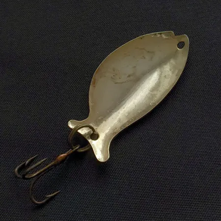 Vintage Ideal Products Mr Fish, 3/16oz gold fishing spoon #22260