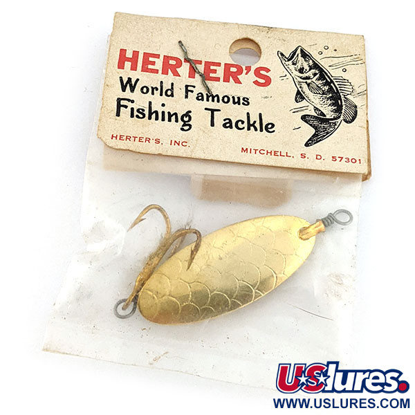   Herter's Spinner, 3/16oz gold spinning lure #22263