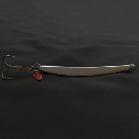 Vintage Bay de Noc Swedish Pimple, 2oz gold/nickel fishing spoon #22268