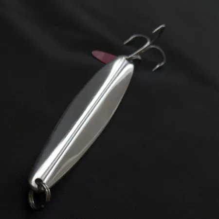 Vintage Bay de Noc Swedish Pimple, 2oz gold/nickel fishing spoon #22268