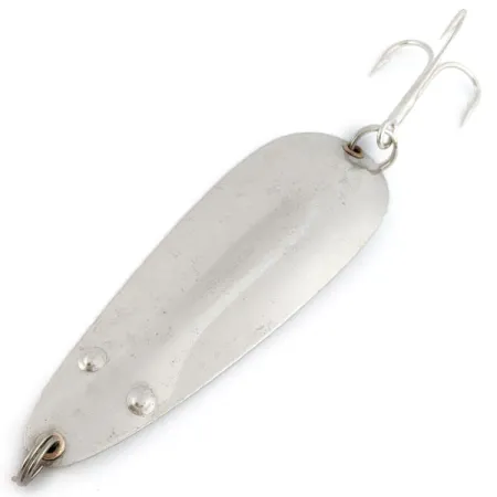 Vintage South Bend Casting Spoon  No. 581, 3/4oz nickel fishing spoon #22270