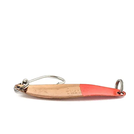 Vintage Luhr Jensen Needlefish 2, 3/32oz copper/red fishing spoon #22273