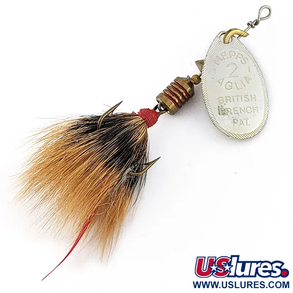 Mepps Aglia 2 Dressed (squirrel tail) (1970s)