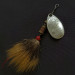 Vintage   Mepps Aglia 2 Dressed (squirrel tail) (1970s), 3/16oz silver spinning lure #22277