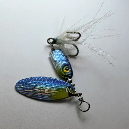 Vintage Blue Fox Flash Deep Runner, 1/8oz blue spinning lure #22279