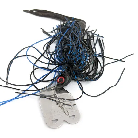 Vintage Booyah Boogee Yam Boogee Tail, 2/3oz black/blue/brown/silver fishing #22281