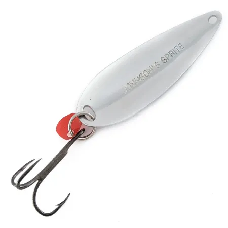 Vintage Johnson Sprite, 1/3oz nickel fishing spoon #22291