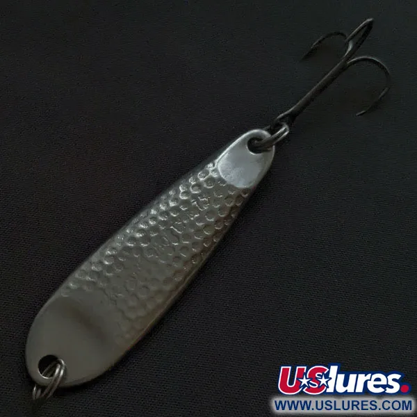 Vintage   Hopkins Shorty 75, 3/4oz nickel fishing spoon #22295
