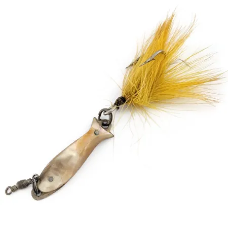 Vintage Red Abalone Pearl Minnow​, 3/32oz Pearl fishing spoon #22318