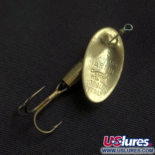 Vintage   Panther Martin 4, 1/8oz gold spinning lure #22335