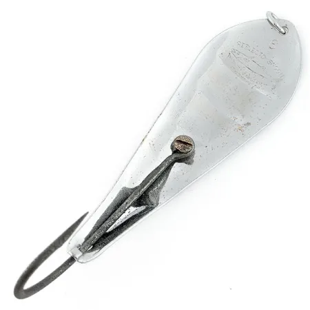 Vintage Barracuda Reflecto Spoon #6​, 1oz nickel fishing spoon #22339