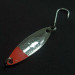 Vintage  Luhr Jensen Needlefish 1, 1/16oz nickel/red fishing spoon #22343