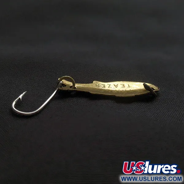 Vintage   Shoff's Triple Teazer, 1/32oz brass fishing spoon #22345