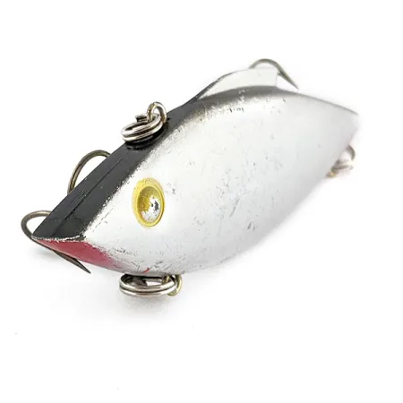 Vintage Bill Lewis Rat-L-Trap, 1/2oz Chrome Black Back fishing lure #22346