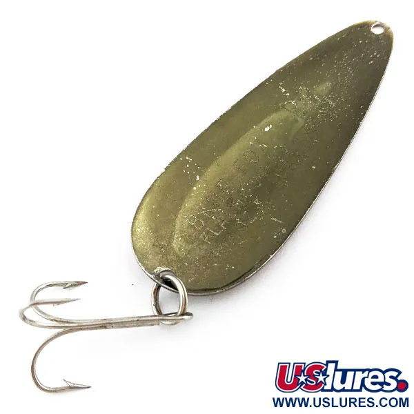 Vintage Blue Fox Blue  Fox Aqua Spoon, 3/4oz bronze/red fishing spoon #22360