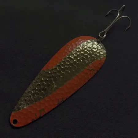 Vintage Blue Fox Blue  Fox Aqua Spoon, 3/4oz bronze/red fishing spoon #22360