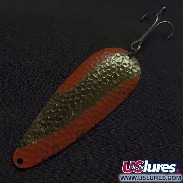 Vintage Blue Fox Blue  Fox Aqua Spoon, 3/4oz bronze/red fishing spoon #22360