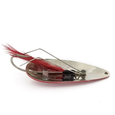 Vintage Eppinger Dardevle Dardevlet Feathered Weedless, 3/4oz Red Devle fishing spoon #22364