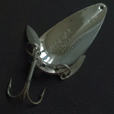 Vintage Eppinger Dardevle Imp Klicker, 2/5oz Red Devle fishing spoon #22370