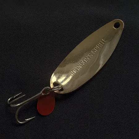 Vintage Johnson Sprite, 1/4oz gold fishing spoon #22371