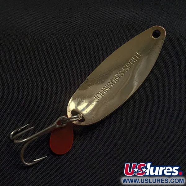 Vintage   Johnson Sprite, 1/4oz gold fishing spoon #22371