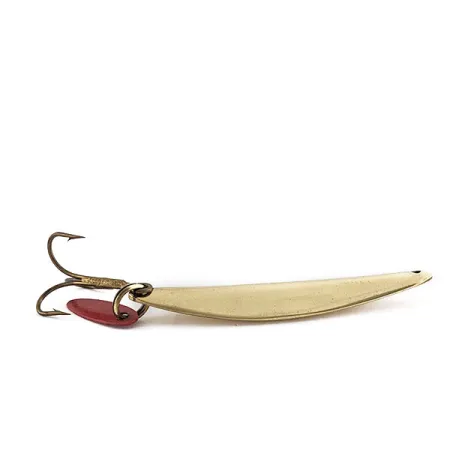 Vintage Bay de Noc Swedish Pimple, 1/2oz gold fishing spoon #22372