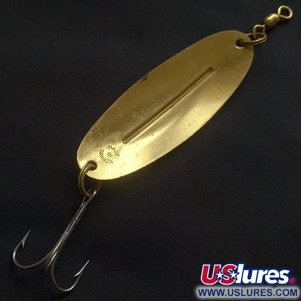 Vintage   Williams Wabler, 3/4oz gold fishing spoon #22373