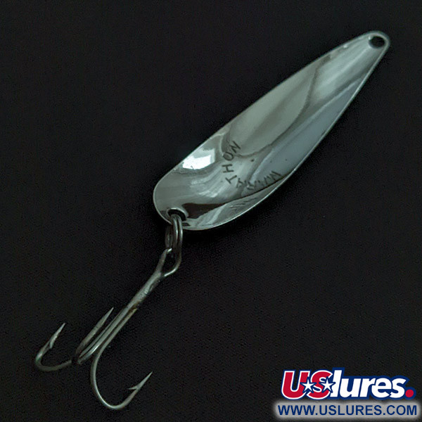 Vintage  Marathon Bait Company Marathon, 1/4oz nickel fishing spoon #22380